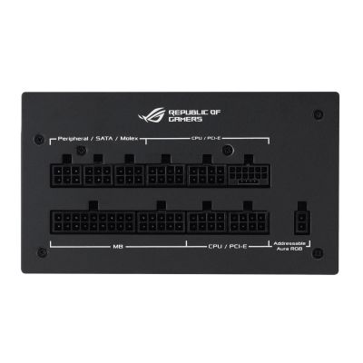 3. ASUS ROG Strix 1000W Gold Aura Edition moduł zasilaczy 20+4 pin ATX ATX Czarny