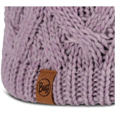 2. Czapka BUFF KNITTED & FLEECE BAND BEANIE CARYN LILAC ICE