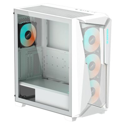 2. Gigabyte case C301 SZKŁO BIAŁE, ATX, Mid Tower, białe