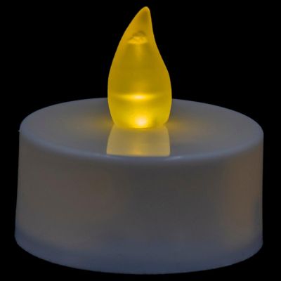 17. ZESTAW 2 ŚWIECZEK TEA LIGHT LED TIMER BIAŁY