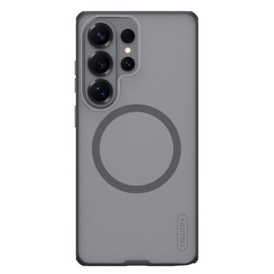 Etui Nillkin Super Frosted Shield Pro Magnetic kompatybilne z MagSafe na Samsung Galaxy S26 Ultra - półprzezroczysto-czarne