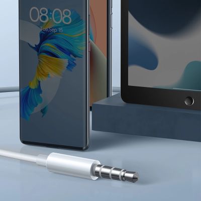 14. Baseus Encok H17 słuchawki przewodowe minijack 3.5mm biały (NGCR020002)