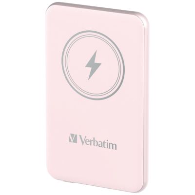 Verbatim Charge 'n' Go Litowo-polimerowy (LiPo) 5000 mAh Bezprzewodowe ładowanie Różowy