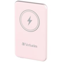 Verbatim Charge 'n' Go Litowo-polimerowy (LiPo) 5000 mAh Bezprzewodowe ładowanie Różowy