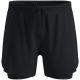 Spodenki męskie Odlo 2-in-1 short ZEROWEIGHT 5 INCH czarne