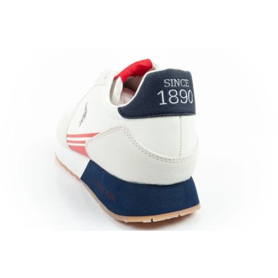 5. U.S Polo Assn buty sportowe sneakersy męskie modne wygodne białe