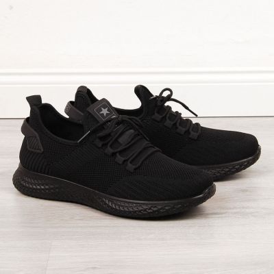 8. Buty sportowe tekstylne NEWS M EVE266A czarne 