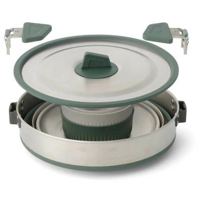 2. Zestaw naczyń Sea to Summit Detour SL Steel One Pot 3L 5P