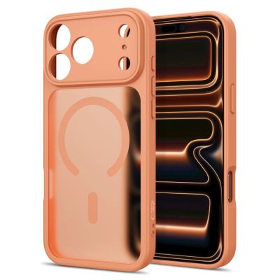 2. Etui Tech-Protect BasicMag MagSafe na iPhone 17 Pro / 18 Pro - pomarańczowe matowe