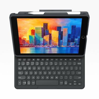 2. ZAGG Keyboard Pro Keys - obudowa z klawiaturą i uchwytem na Apple Pencil do iPad 10.9" 10G / 11" (A16) (black/gray)