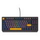 3. GENESIS Thor 230 TKL klawiatura Gaming USB QWERTY Angielski Niebieski