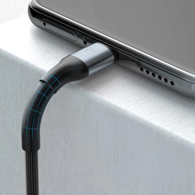 4. Kabel 3mk Hyper Cable N-SERIES USB-A / USB-C 2m 9V/2A 18W / czarny