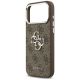 6. Etui Guess 4G Big 4G Classic Logo na iPhone 17 Pro Max brązowy - srebrne
