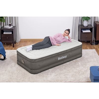 22. Bestway 69048 / 23 dmuchany materac Pojedynczy materac Szary, Biały Unisex