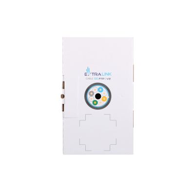 2. Kabel sieciowy Extralink EX.8710 (FTP; 305m; kolor czarny)