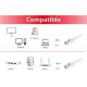 4. Equip 605530 kabel sieciowy Niebieski 1 m Cat6 S/FTP (S-STP) Okrągły