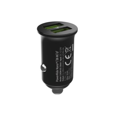 6. GREEN CELL ŁADOWARKA SAMOCHODOWA GC POWERRIDE NANO36 36W 6A 2X USB-A