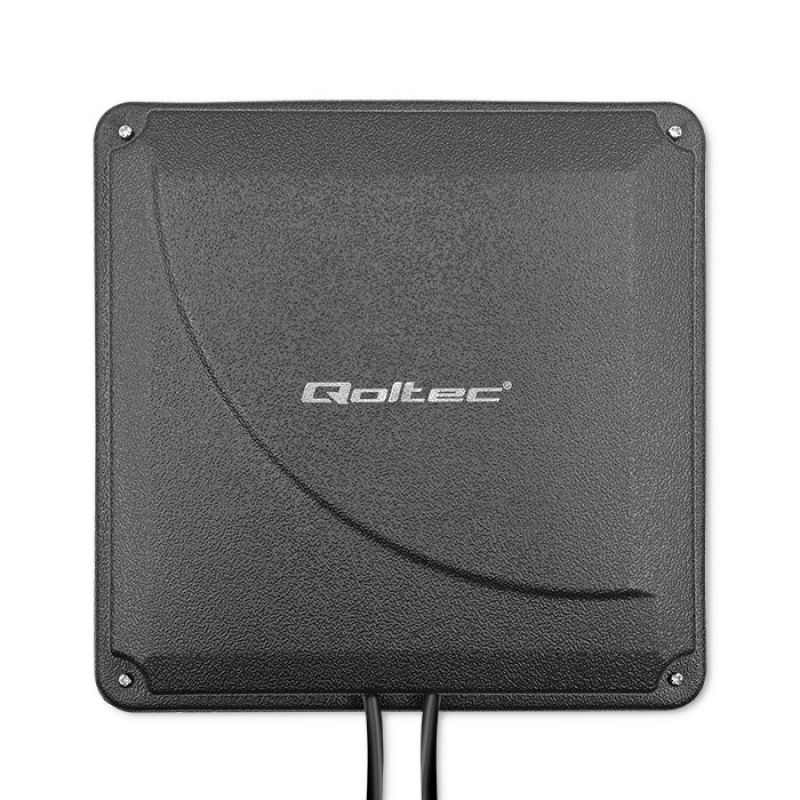 2. Qoltec Antena 4G LTE DUAL MIMO booster 35dBi 50W 2xSMA męski (57041)