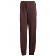 8. Spodnie damskie adidas Essentials Small Logo French Terry Cuffed brązowe JX3864