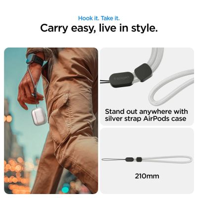 12. Etui Spigen Liquid Crystal na AirPods Pro 3 - przezroczyste