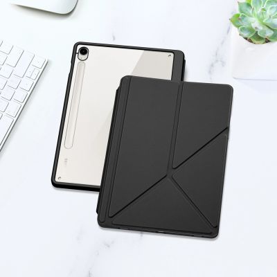 11. Etui Dux Ducis Magi z uchwytem na rysik na Samsung Galaxy Tab S10 FE/S9/S9 FE - czarne