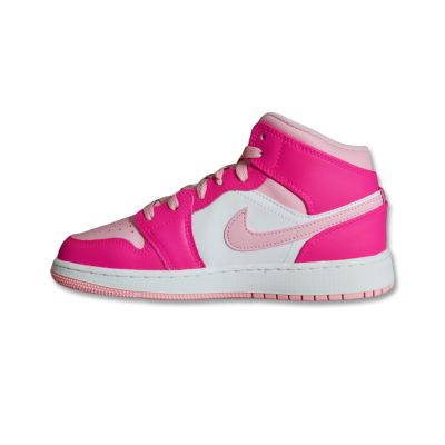 2. Buty dziecięce Air Jordan 1 Mid GS Fierce Pink - FD8780-116