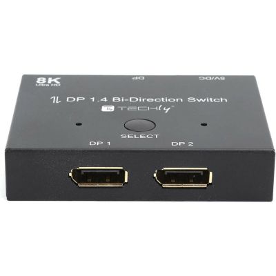 12. Techly IDATA-DP-2DP-8KT przełącznik wideo DisplayPort