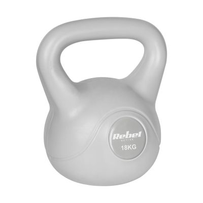 REBEL ACTIVE KETTLEBELL BITUMICZNY 18 KG RBA-2322G-18 SZARY