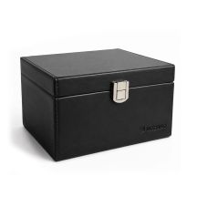 Pudełko blokujące sygnał RFID Wozinsky WPB-R16 na klucze keyless z przegrodami 16x12x9 cm - czarne