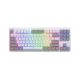 21. HATOR Rockfall 3 TKL Wireless klawiatura Uniwersalne USB + RF Wireless + Bluetooth QWERTY Angielski Biały