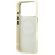 7. Etui Guess Stripe Peony 4G Logo MagSafe na iPhone 18 Pro / 17 Pro - beżowe