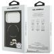 8. Etui Karl Lagerfeld Karl & Choupette Pins MagSafe do iPhone 17 Pro Max - czarne