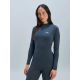 2. Koszulka rowerowa POC W's Layer Merino Mock Neck Jersey szara