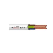 CABLE BVV-LL 3X1.5 WHITE 50M