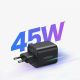 2. Ładowarka sieciowa Ugreen Nexode N Series X525 45W GaN 1x USB-A 1x USB-C - czarna