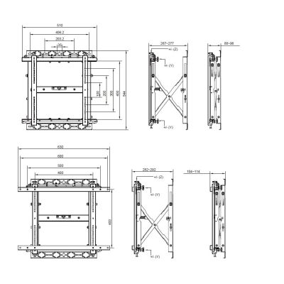 5. Wyposaż się w uchwyt ścienny 19"-55"/1TFT Popout 1Joint 50Kg sw lite Sprzedaż detaliczna