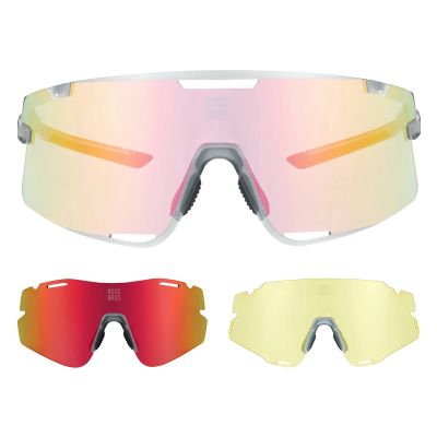 2. Okulary rowerowe Rockbros SP338 ROAD TO SKY z wymiennymi soczewkami - szare