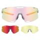2. Okulary rowerowe Rockbros SP338 ROAD TO SKY z wymiennymi soczewkami - szare