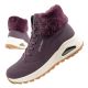 Skechers Uno Rugged buty sportowe damskie botki ocieplane zimowe fioletowe