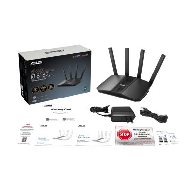 12. Router WRL 6500Mbps/dual band model RT-BE82U marki ASUS
