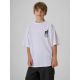 T-shirt regular z nadrukiem chłopięcy 4F 4FJKAW26TTSHM4457-10S