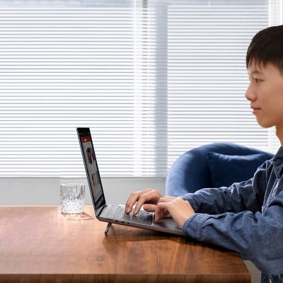 18. Baseus uniwersalne podstawki nóżki do laptopa (2 szt.) szary (LUZC000013)