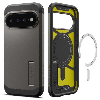 2. Etui Spigen Tough Armor Mag MagSafe na Google Pixel 11 Pro XL - ciemnoszare