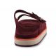 5. Klapki D.Franklin Nordic Sandal Buckle W DFSH405004-BURG