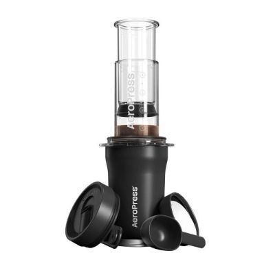 Zaparzacz do kawy Go Plus z kubkiem termicznym czarny AeroPress