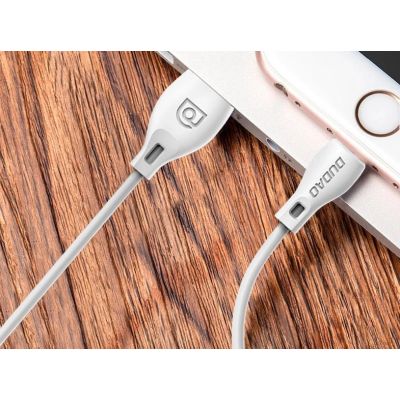 2. Dudao przewód kabel USB / Lightning 2.4A 1m biały (L4L 1m white)