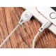2. Dudao przewód kabel USB / Lightning 2.4A 1m biały (L4L 1m white)
