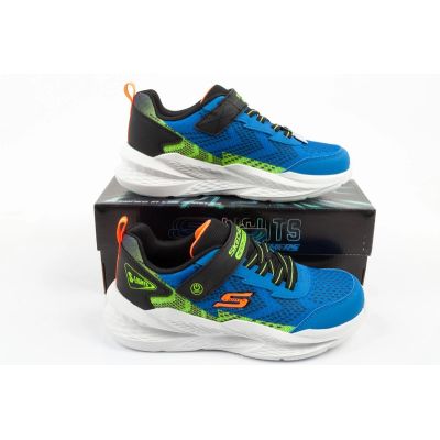 9. Skechers buty sportowe dziecięce Meteor-Lights LED dla chłopca na rzep