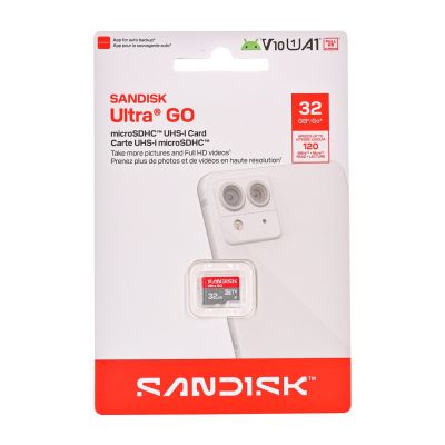2. Sandisk Ultra Go microSD UHS-I 32GB MicroSD 120MB/s(R)