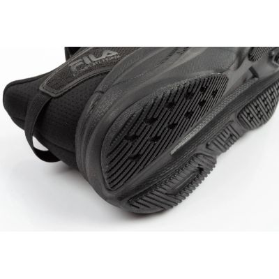 5. Fila buty damskie sportowe Retron czarne sneakersy wygodne modne